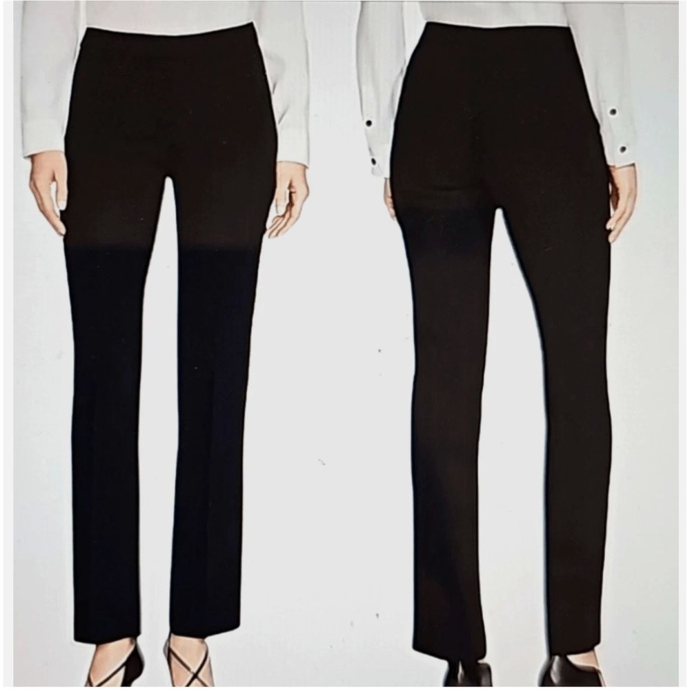 LAFAYETTE 148 New York Irving Wool Dress Pants Stretch Black‎ Essential Career 6